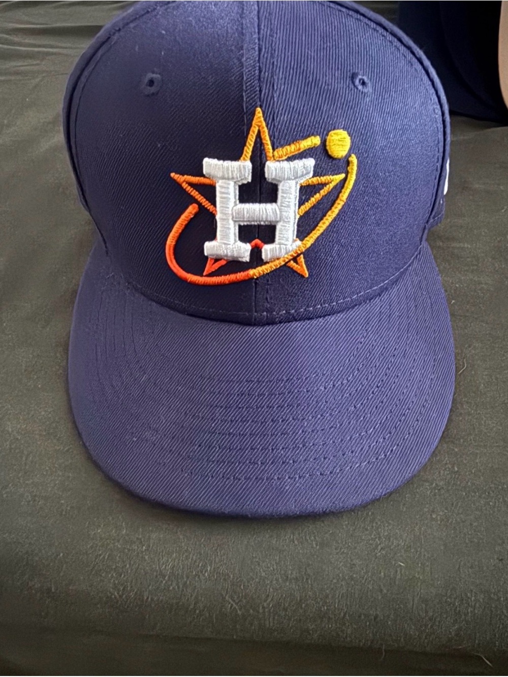 Houston Astros Navy Blue Embroidered H Logo Cap